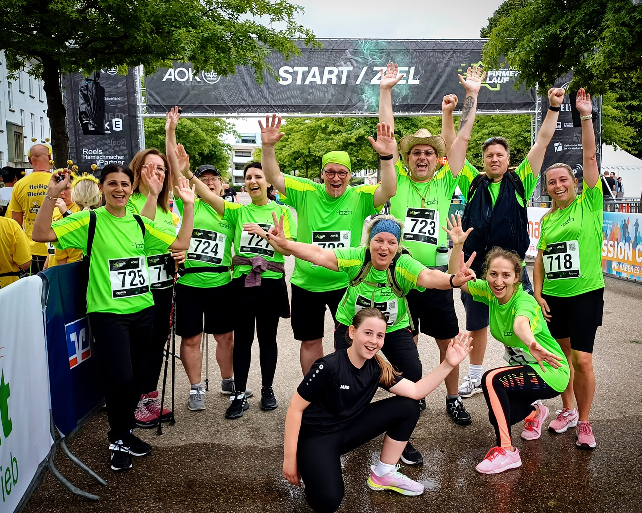Gemeinsam Ziele erreichen: Das bzh beim AOK-Firmenlauf 2025